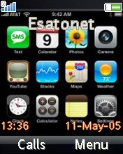 Iphone K618  theme