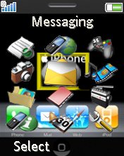 Iphone W710  theme