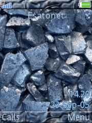 Silver Blue K800 / K800i theme