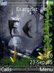 Aquarium K810 theme