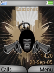 Hip Hop Gorilla S500 theme
