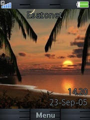 SunSet theme for Sony Ericsson Cedar