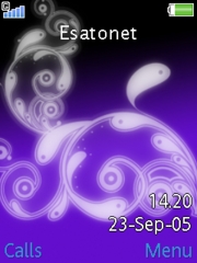 Purple Glow K800 / K800i theme
