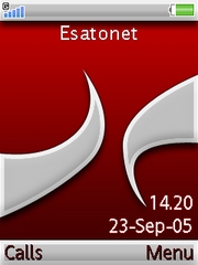 Red&White theme for Sony Ericsson W850 Walkman