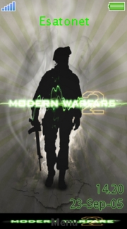 Modern Warfare 2 theme for Sony Ericsson Aino