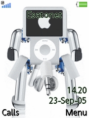 Apple  Man theme for Sony Ericsson S500 / S500i