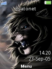 Lion theme for Sony Ericsson G705