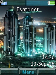 Tirkuaz City theme for Sony Ericsson W715