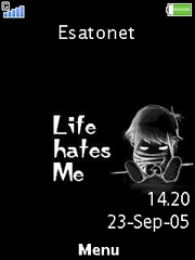 Hated theme for Sony Ericsson G705
