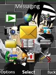Death the Kid theme for Sony Ericsson T715