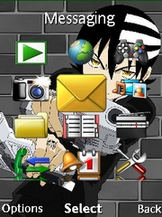 Death the Kid theme for Sony Ericsson Jalou