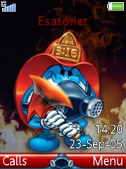 Fireman W580 theme