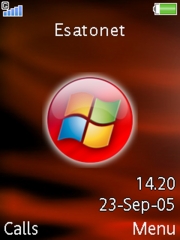 Deep red K800 / K800i theme