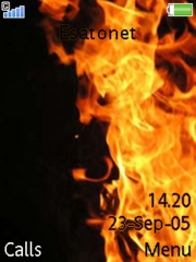 Fire Theme W580 theme