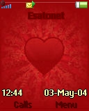 Red heart W200 / W200i theme