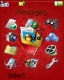 Red heart K310 / K310i theme