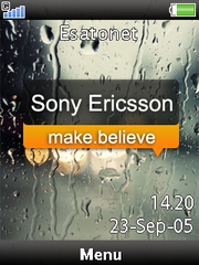 make.believe theme for Sony Ericsson G705