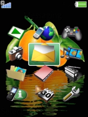 Mandarin orange K770  theme