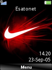 Nike theme for Sony Ericsson G705