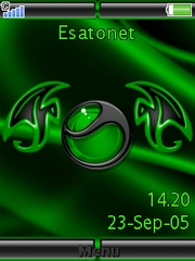 Green theme for Sony Ericsson Z770