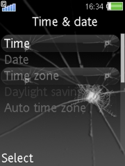Cracked screen 