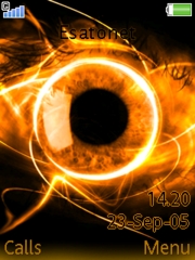 Eye on Fire K800 / K800i theme