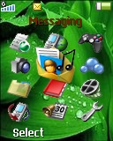 Dark  green_af72m958 K310 / K310i theme