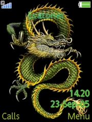 Dragon forever W580 theme