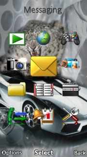 Lamborghini theme for Sony Ericsson Aino