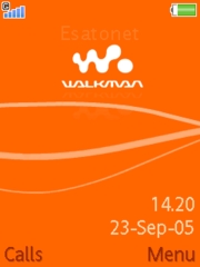 Walkman orange K800 / K800i theme