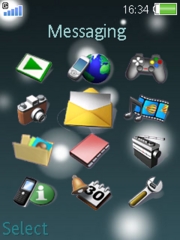 Falling Stars K770  theme