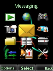 Animated colours theme for Sony Ericsson W902
