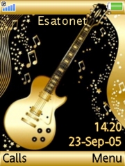 Gold guitar K770  theme