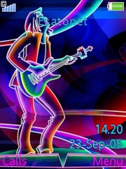 NeonMusic K800 / K800i theme