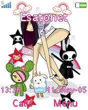 Toki doki cute theme K530  theme