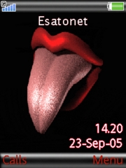 Animated tongue K800 / K800i theme