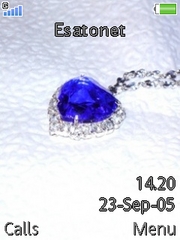 Blue diamond K810 theme