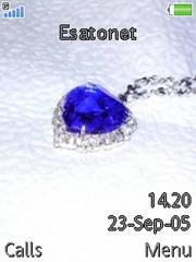 Blue diamond W830 theme