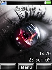 Red Eye theme for Sony Ericsson W995