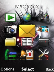 Red Eye theme for Sony Ericsson W995