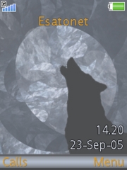 Howl! K810 theme