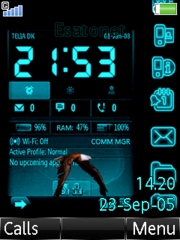 Technology127072 theme for Sony Ericsson W580 / W580i