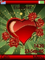 Heart theme for Sony Ericsson K810 / K810i