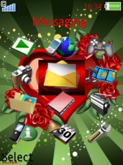 Heart theme for Sony Ericsson K810 / K810i