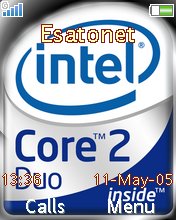 Intel Core2 processor K550  theme