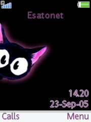 Pink cat K770  theme