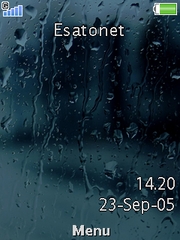 Rainday theme for Sony Ericsson W595