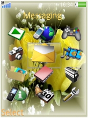 Flowers theme for Sony Ericsson K800