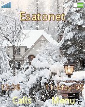 Winter animated K530  theme