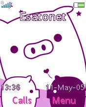Purple pigs K550  theme